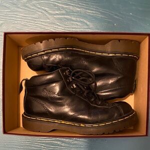 Dr. Martens Black Leather 8287 Men's Boots Made in England